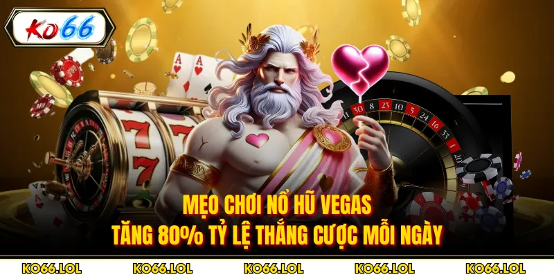 Mẹo Chơi Nổ Hũ Vegas - Tăng 80% Tỷ Lệ Thắng Cược Mỗi Ngày